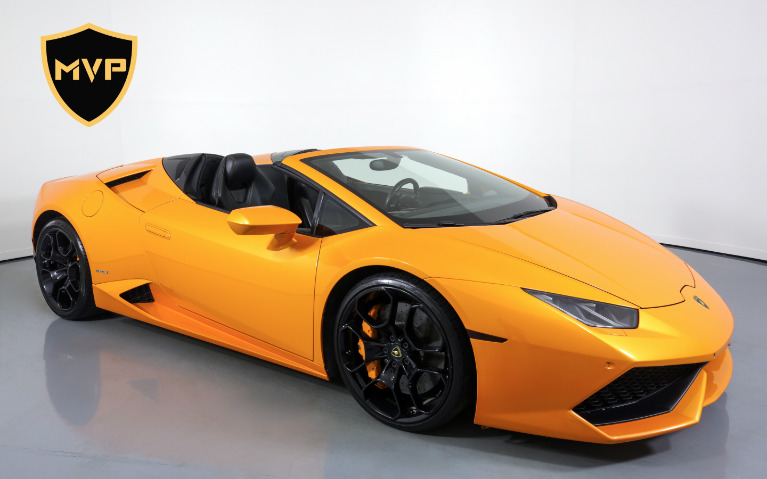 Used 2016 LAMBORGHINI HURACAN 610-4 SPYDER for sale Call for price at MVP Miami in Miami FL