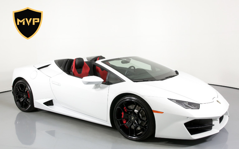 Used 2017 LAMBORGHINI HURACAN 610-4S SPYDER for sale Call for price at MVP Miami in Miami FL