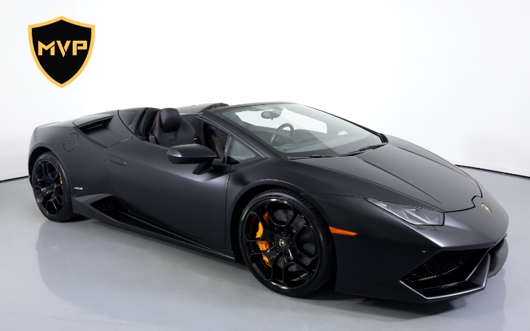 Used 2017 LAMBORGHINI HURACAN SPYDER for sale Call for price at MVP Miami in Miami FL