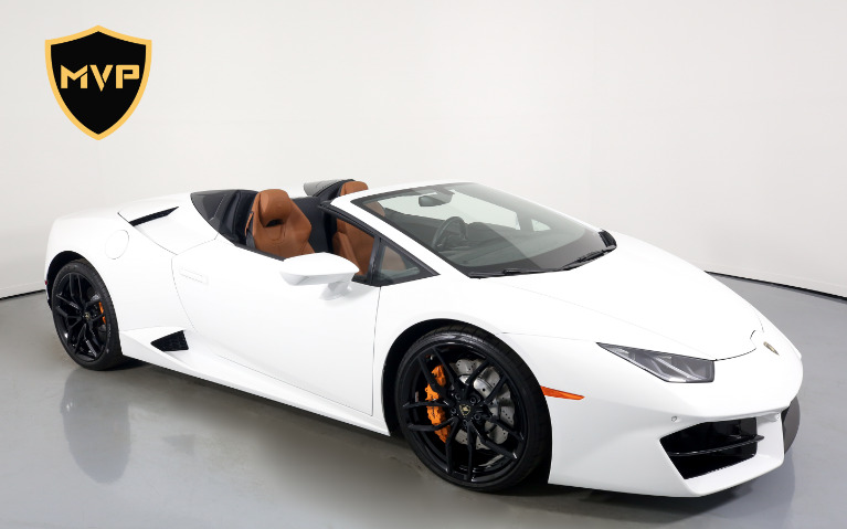 Used 2019 LAMBORGHINI HURACAN SPYDER for sale Call for price at MVP Miami in Miami FL