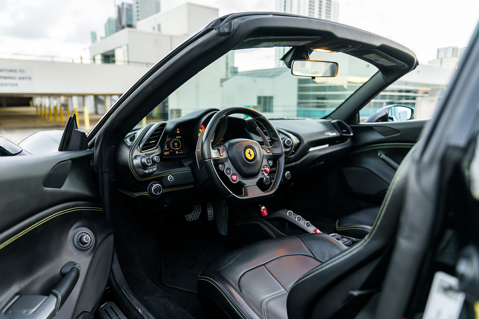 2018 Ferrari 488 Spider Black Mvp Miami Exotic Rentals