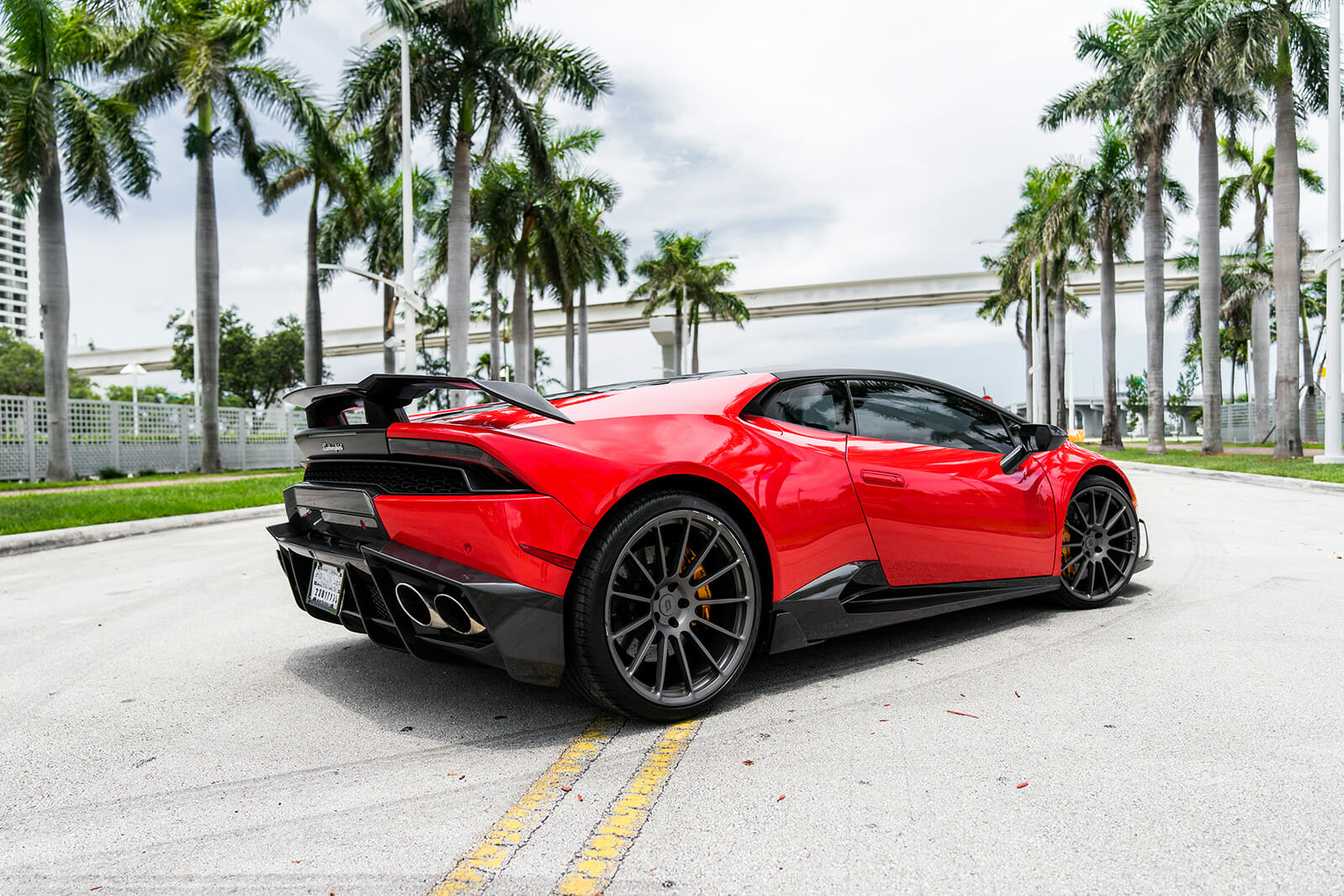 2016 Lamborghini Huracan Mansory Coupe – Red | MVP Miami Rentals
