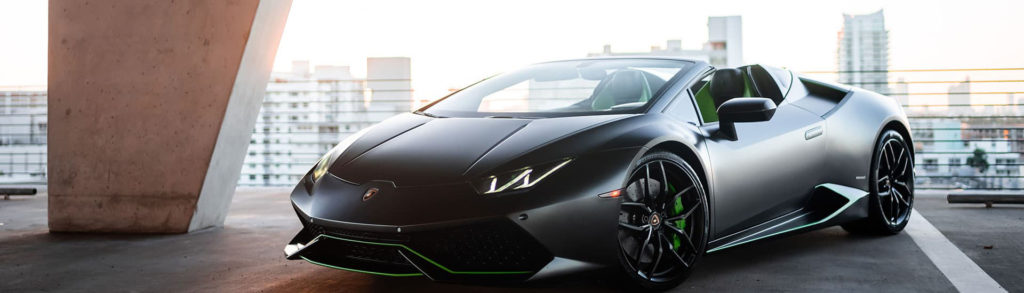 Explore Miami in a Lamborghini rented from MVP Miami